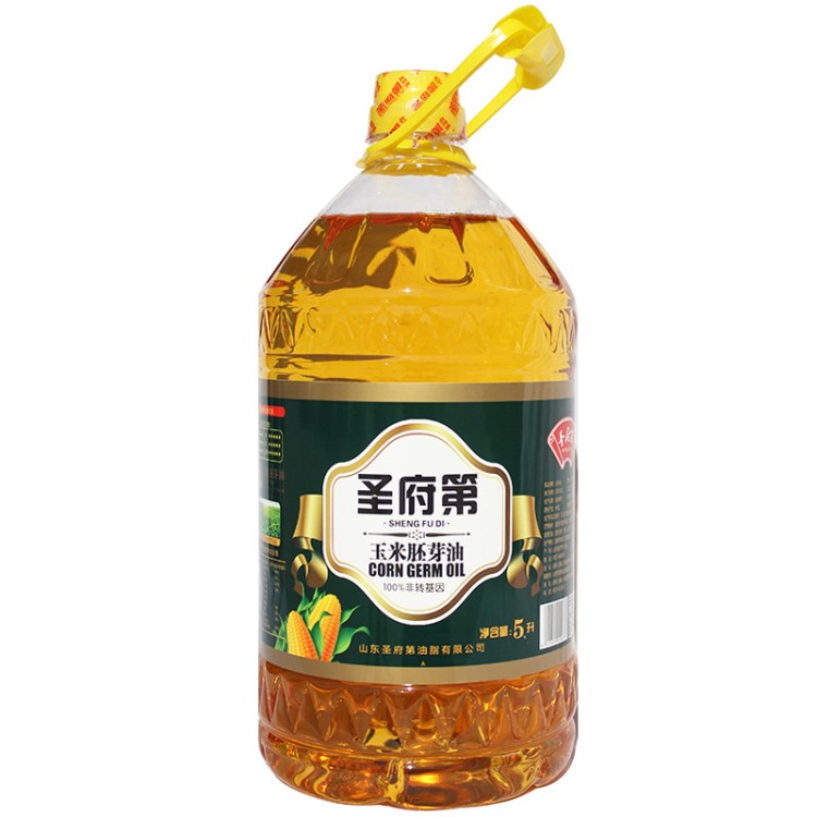 圣府第 精煉一級(jí) 玉米油 5L食用油 炒菜糧油 非轉(zhuǎn)植物油 批發(fā)整箱