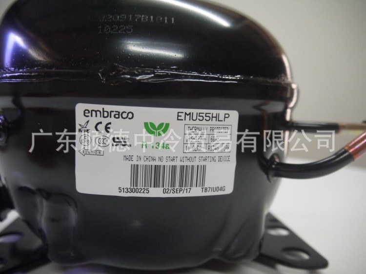 直銷embraco恩布拉科R134a冰箱冷柜廚柜電壓115V壓縮機制冷量142W