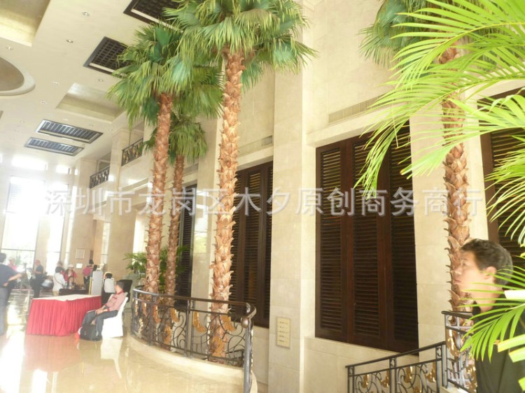仿真植物  人造棕櫚樹  保險棕櫚樹  酒店裝飾棕櫚樹