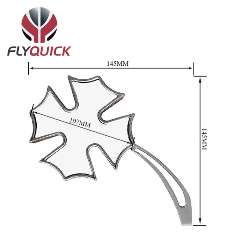 Flyuquick跨境哈雷摩托車(chē)反光鏡電動(dòng)車(chē)異形改裝裝飾后視鏡