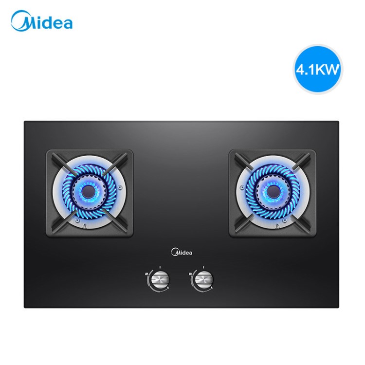 Midea/美的 Q216B燃?xì)庠钋度胩烊粴饷簹庠铍p灶家用臺式液化氣灶具