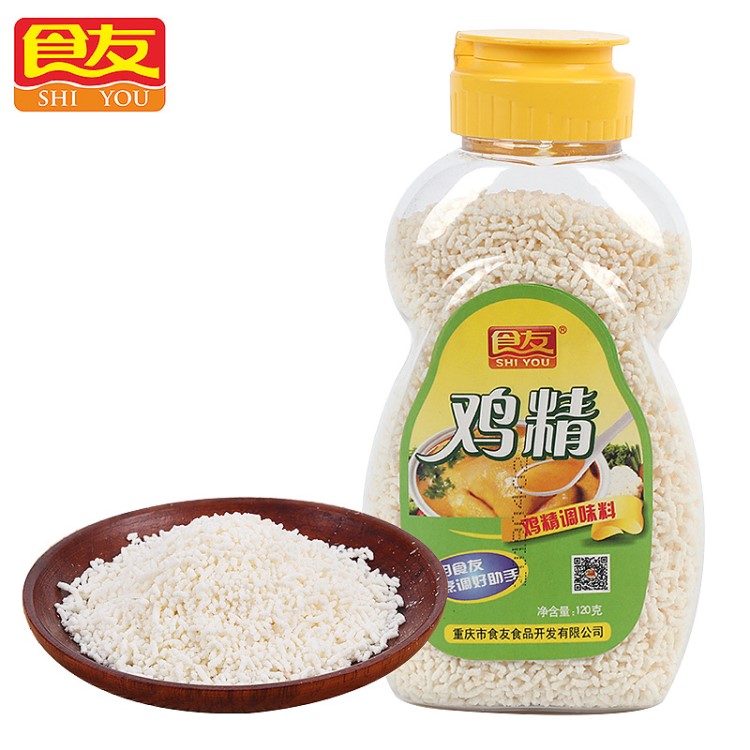 食友 家用炒菜鸡精120g 调味品高汤调料鲜香 厨房调味料三鲜鸡精