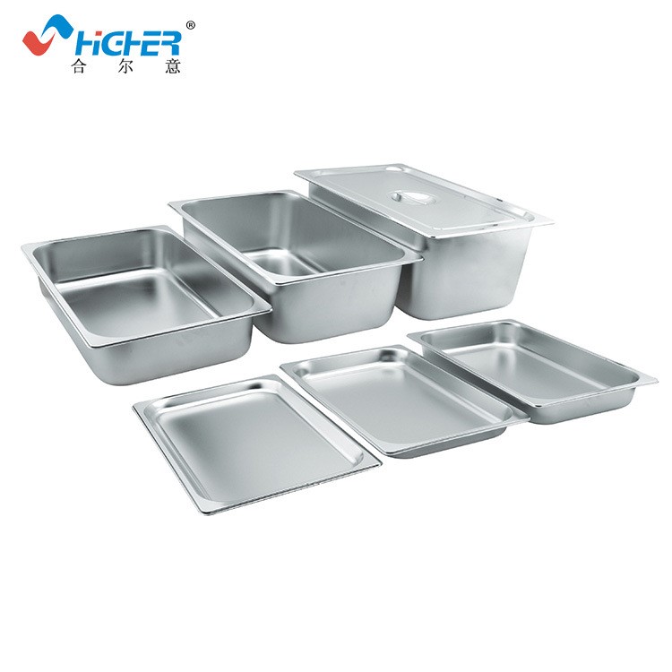供應(yīng)不銹鋼份數(shù)盆 盛菜盆 不銹鋼方形盆 分菜盆 自助餐取餐盤