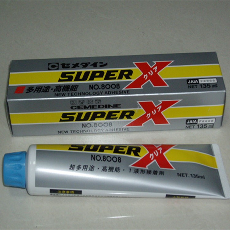 施敏打硬SuperX NO 8008 多用途胶水 金属玻璃橡胶密封胶170G