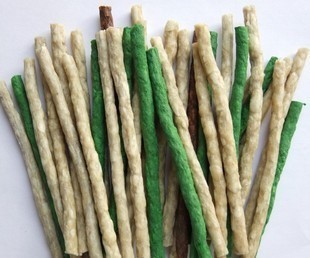 宠物零食狗狗实惠的纤细彩色蔬菜棒营养健康125cm单根