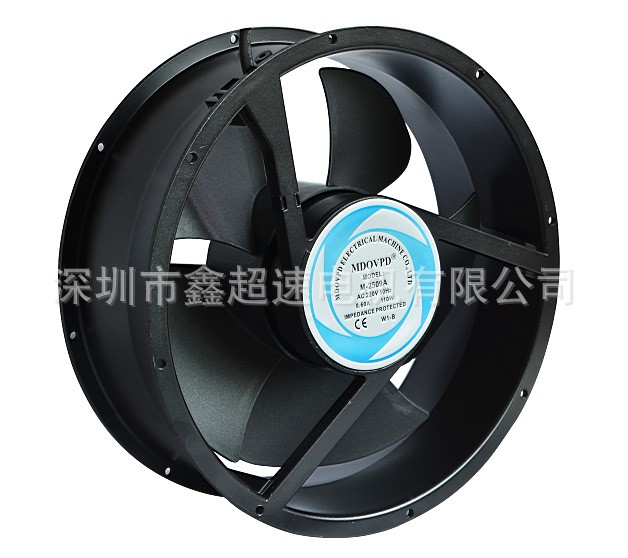 交流風(fēng)機(jī)2509機(jī)箱機(jī)柜專用軸流風(fēng)機(jī)254*254*89mm散熱風(fēng)扇五葉片