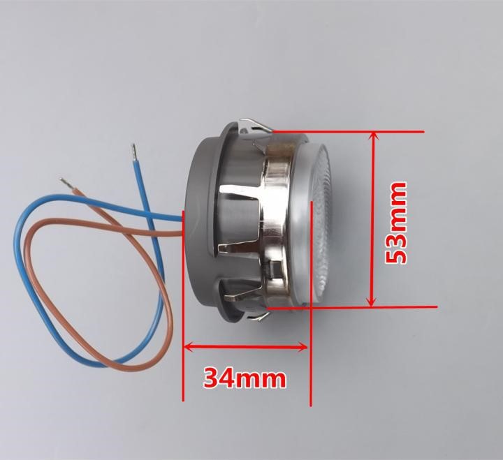 LED交流 LED暖光內(nèi)置220V小燈 3W 射燈散熱片 阻容降壓驅(qū)動(dòng) 2700k