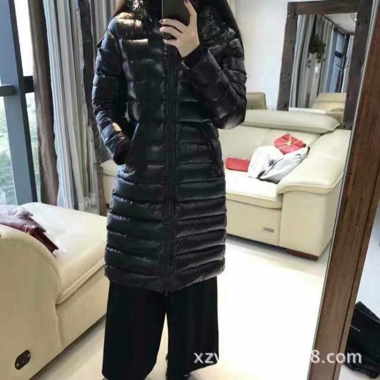 2017冬季新款m家明星同款舒淇同款中長(zhǎng)款女羽絨服加厚外套