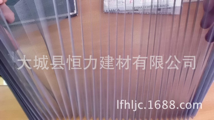 折疊窗紗 彩色折疊窗紗 不銹鋼折疊隱形窗紗 玻纖窗紗 質(zhì)量