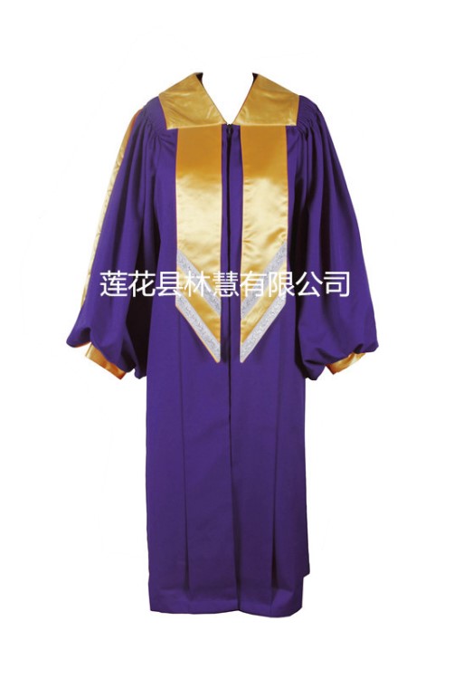 廠家直銷唱詩班 唱詩袍 牧師服 合唱演出禮服 來樣定做