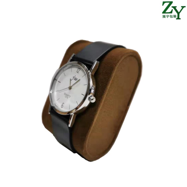 手表枕小枕頭創意手表盒包裝膠胚海綿心手鏈絨布枕頭飾品盒子