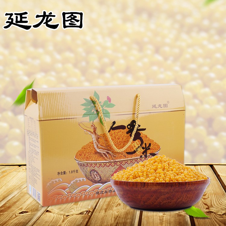 【6罐給一個禮盒】東北長白山人參米 人參玉米 黃金米300g/罐批發