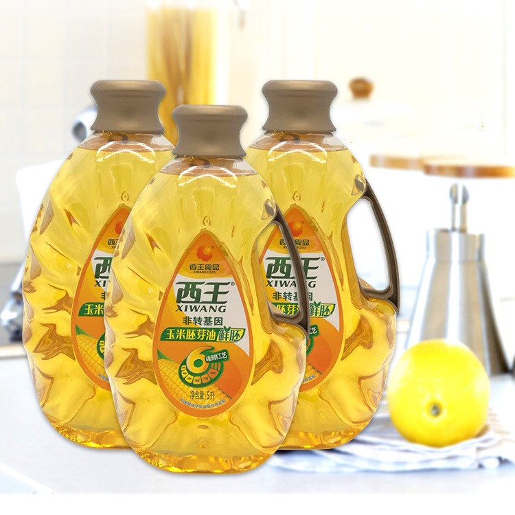 山東西玉米胚芽油5L 非轉(zhuǎn)基因玉米油批發(fā) 玉米油禮盒裝植物油