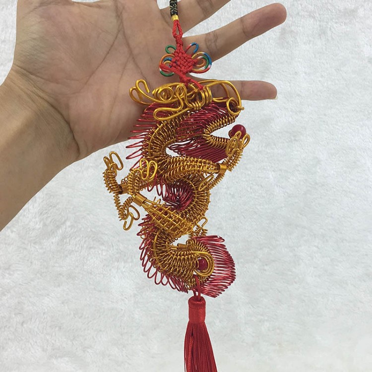 【掛龍模型】鋁絲鋁線手編龍鐵線工藝模型旅游工藝品創意新奇特