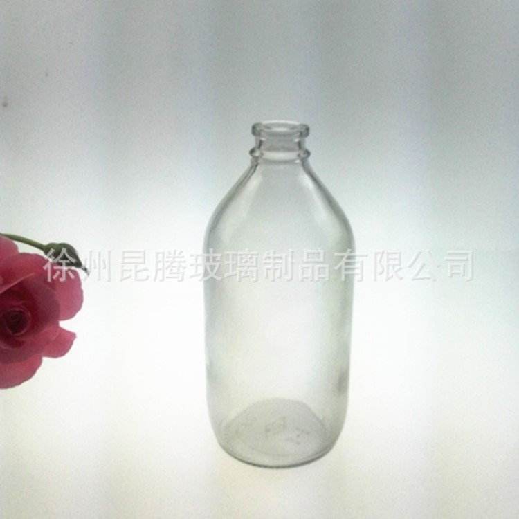 廠家直銷鹽水點(diǎn)滴玻璃瓶葡萄糖輸液香油100 250 500ml玻璃瓶