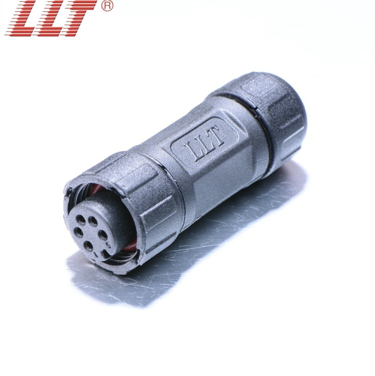 廠家直供M12-5P組裝公母對接防水連接器 傳感器/控制器工業用耦器