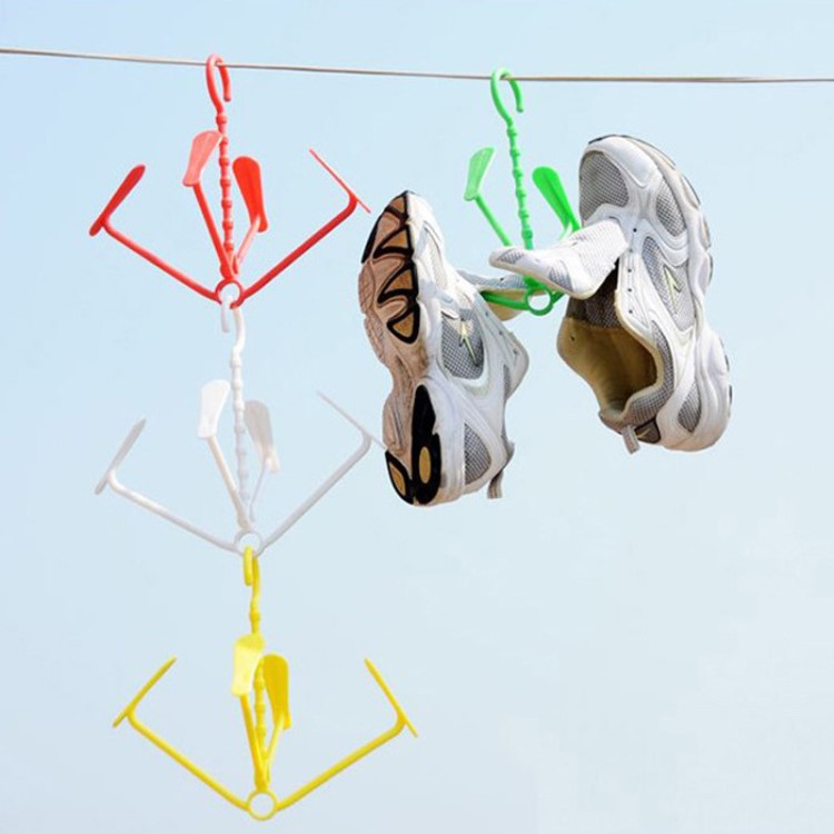 韓版創意多功能活動式曬鞋架/可旋轉晾鞋架 可疊掛活動式魔術鞋架