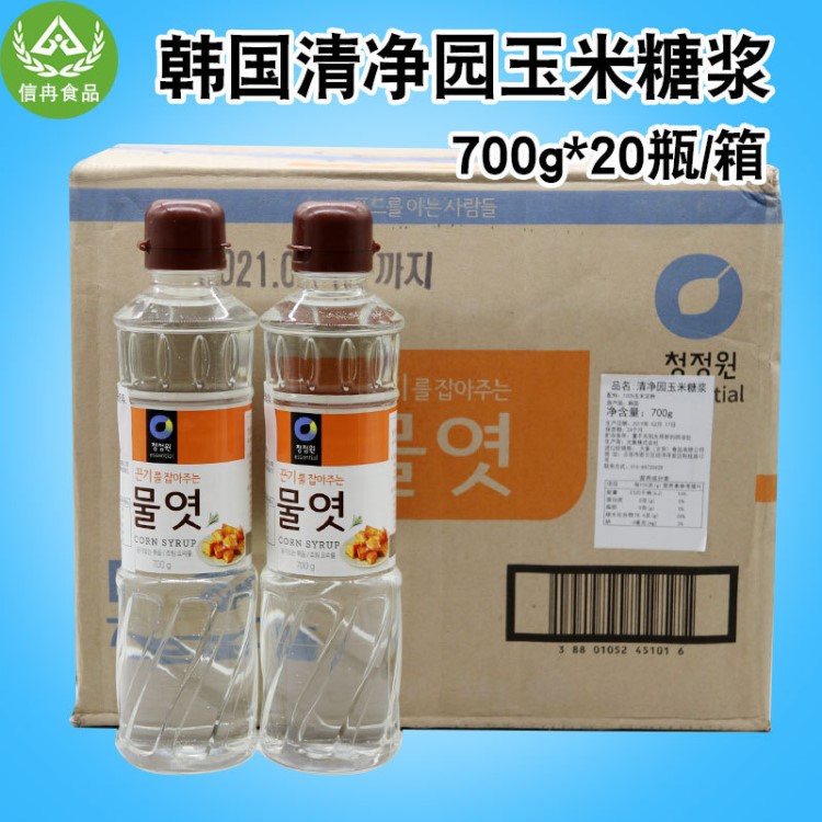 韓國(guó)清凈園玉米糖漿700g水飴麥芽糖稀牛軋?zhí)茄┗ê姹涸险?
                                                         style=