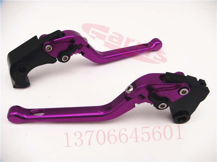 摩托改裝牛角車CNC3D紋折疊手柄適用于本田NSR250 MC21 pgm3