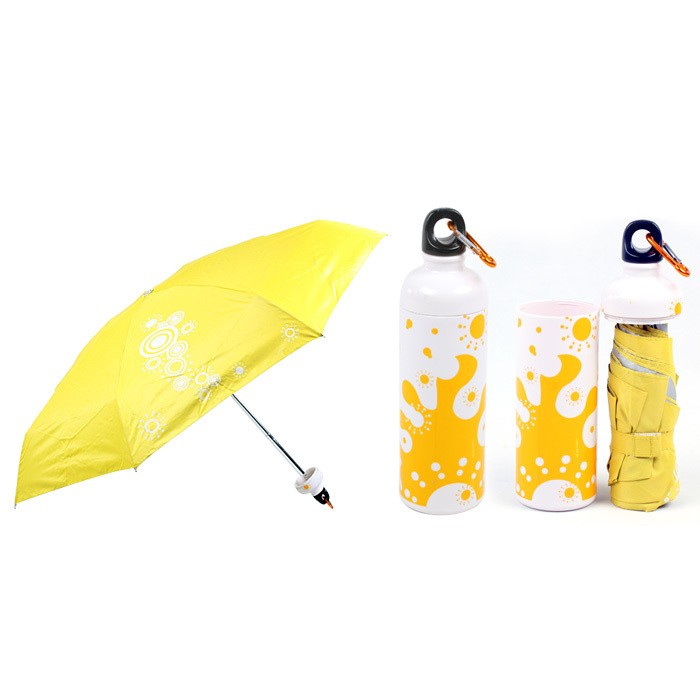 供应订做各款时尚水壶伞五折伞