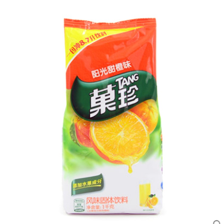 卡夫果珍1kg*12 陽光甜橙味沖飲 固體飲料粉速溶果汁粉