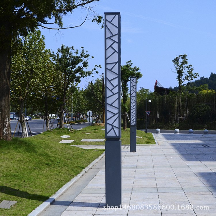 批發定制戶外3米LED景觀燈 小區道路照明燈園林照明方形景觀燈