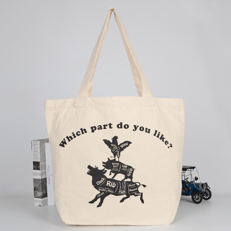 有底无侧棉单肩帆布袋全棉帆布手提袋棉环保帆布包定做