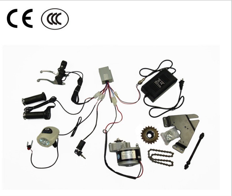 廠家供應(yīng) 改裝電動自行車 電動三輪車 中置直流電機(jī) 全套套件