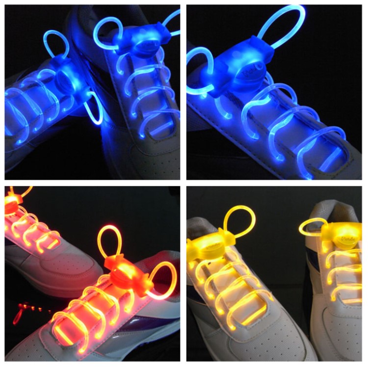 二代LED閃光發(fā)光鞋帶 義烏熱賣禮品 地攤貨 LED發(fā)光鞋帶批發(fā)挺好