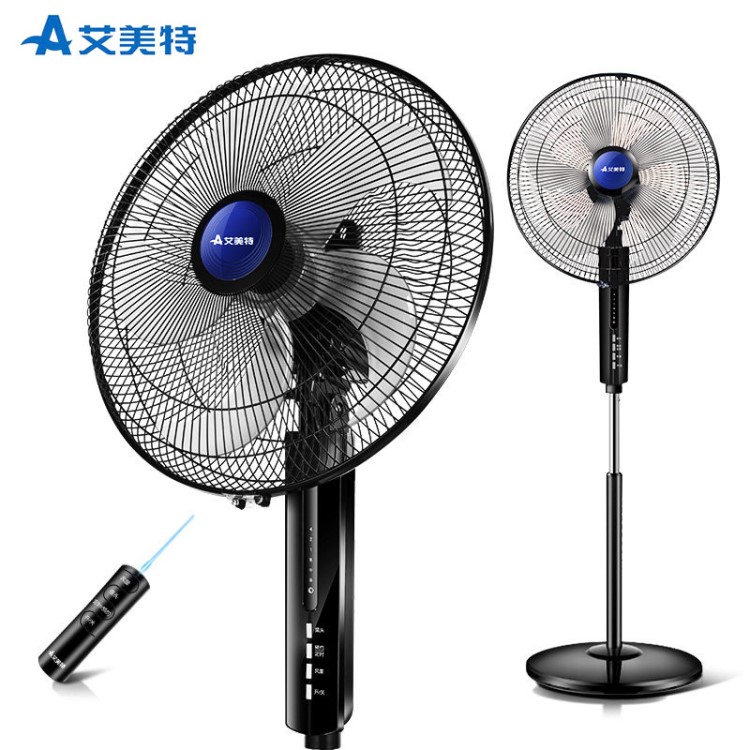 艾美特電風(fēng)扇FS4092R-WA家用16寸落地扇立式靜音宿舍辦公室風(fēng)扇