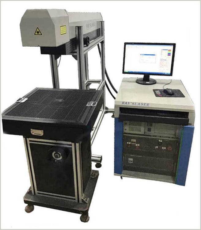 二手co2大族激光打標(biāo)設(shè)備 有機(jī)玻璃亞克力激光噴碼機(jī)報(bào)價(jià)