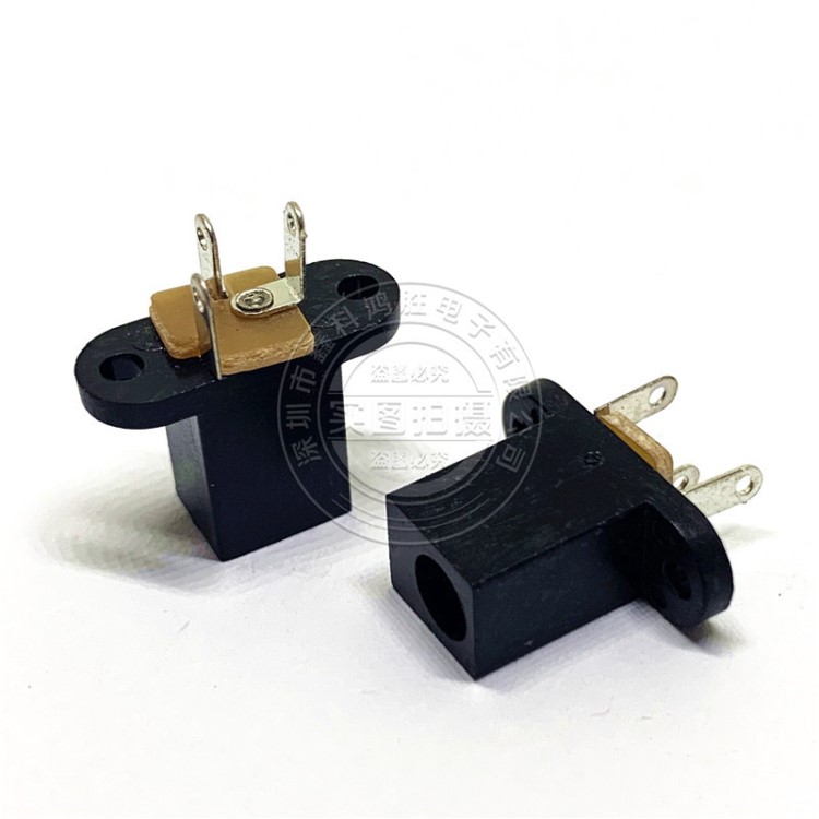 DC-008 DC電源插座 接口母座帶雙耳朵3.5*1.3MM 小型充電頭插口