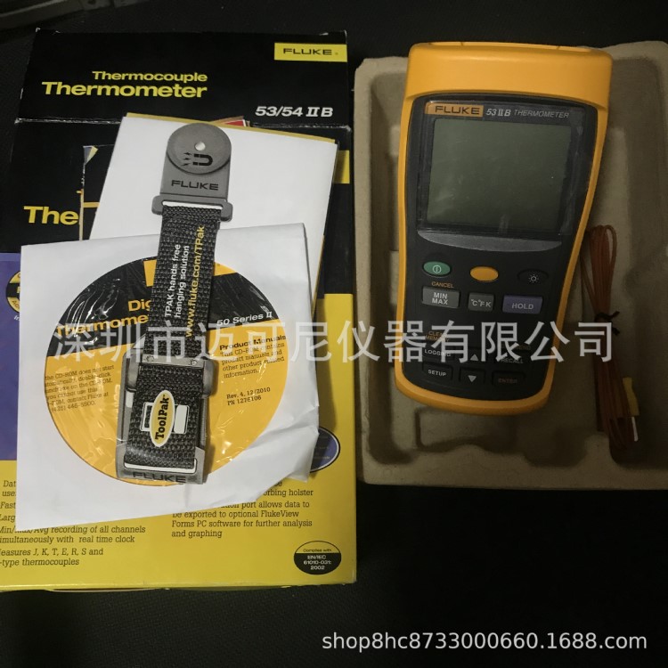 福祿克F51-II，F52-II接觸式測溫儀F53-II，F54-II溫度計