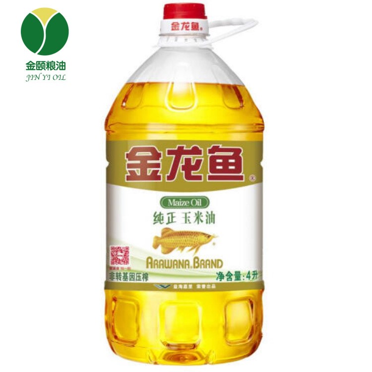 金龍魚 食用油 非轉(zhuǎn)基因 壓榨 一級 玉米油4L