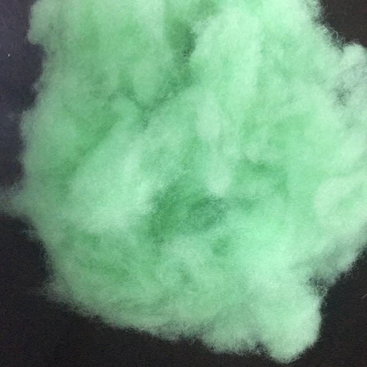 pp棉 綠色加硅化纖棉 抱枕芯 被芯填充 公仔填充 寵物窩填充