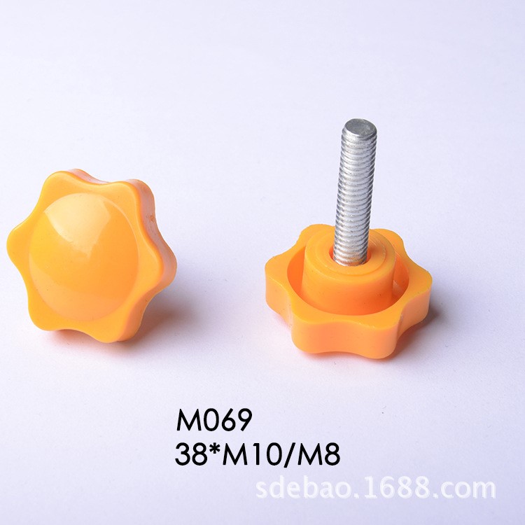星形把手梅花星形把手M10M8多規格塑料旋鈕廠家直銷顏色可定制