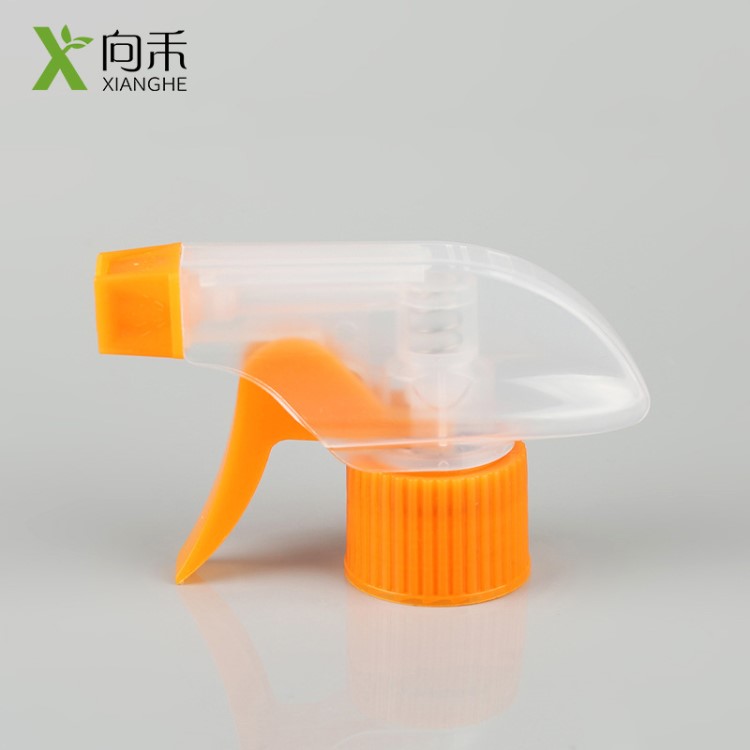 28/410半透明外罩手扣式噴頭 注塑霧化細(xì)膩方槍 簡(jiǎn)易型噴槍