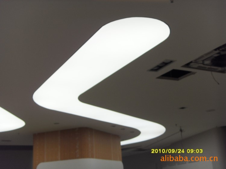 供應上海，江蘇，浙江軟膜天花 商場光面透光膜 防火白色透光軟膜