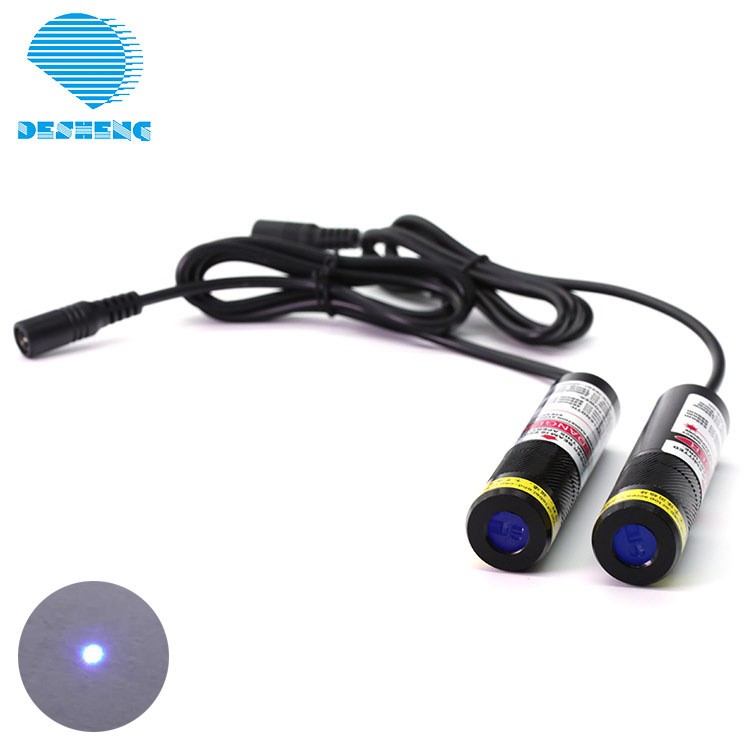 405nm藍紫光實驗室激光模組 準直光束 可調點狀激光發射器