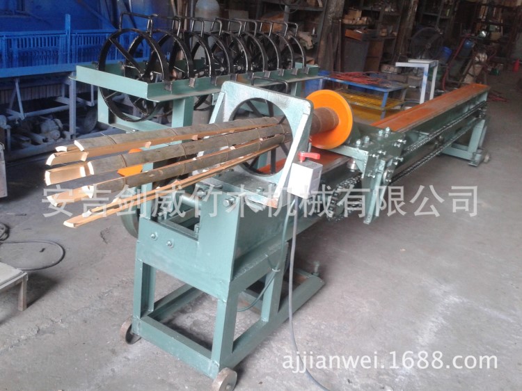 供應(yīng)毛竹撞頭破竹機(jī)，開條機(jī)