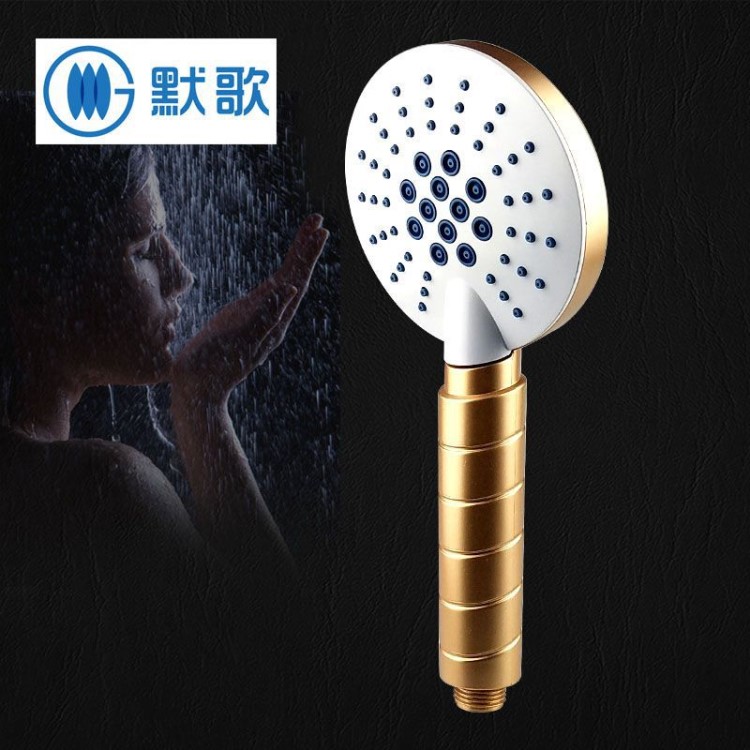 大出水花灑噴頭 手持蓮蓬頭淋浴花灑頭節(jié)水單功能淋浴花灑噴頭