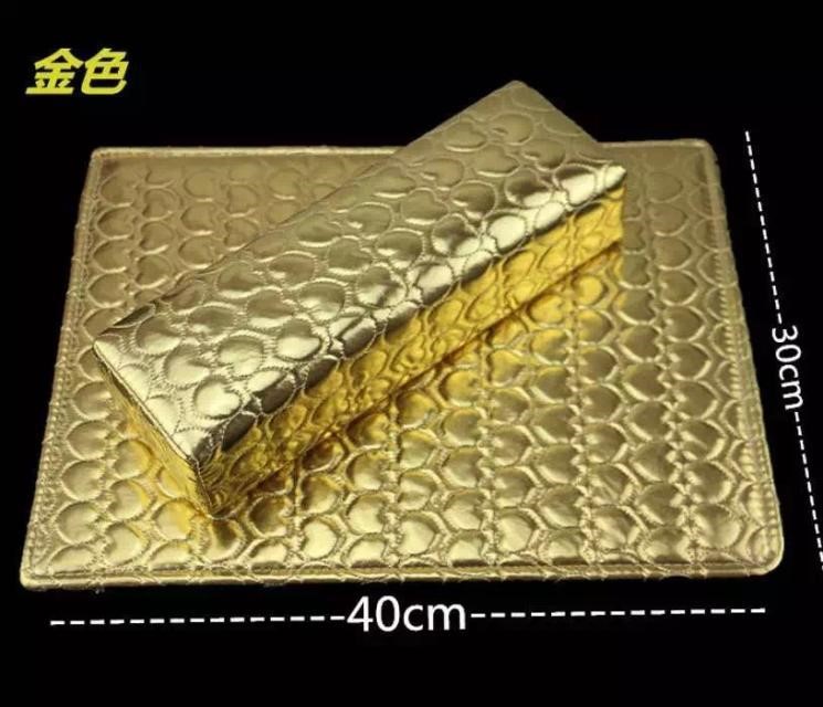 美甲用品工具光療機套裝批發(fā)心形手枕方形沙龍專用皮革墊手枕頭