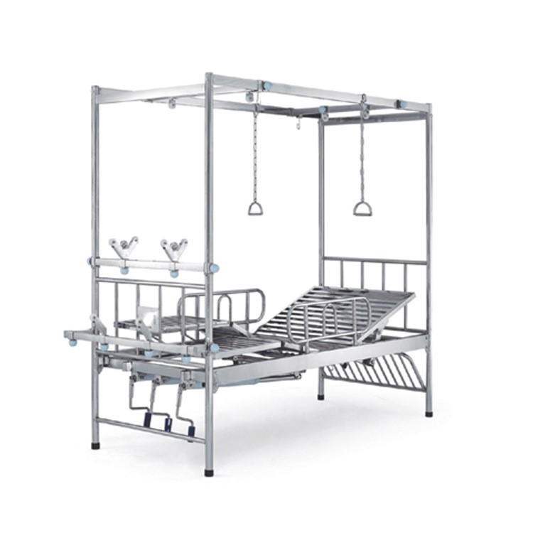 全不锈钢三摇分腿骨科牵引床骨科医院骨折病人手术牵引医用病床
