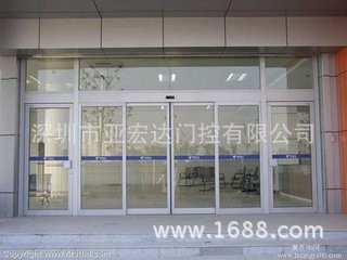 深圳橫崗電動鋁合金玻璃自動大門商場店鋪感應(yīng)門價格