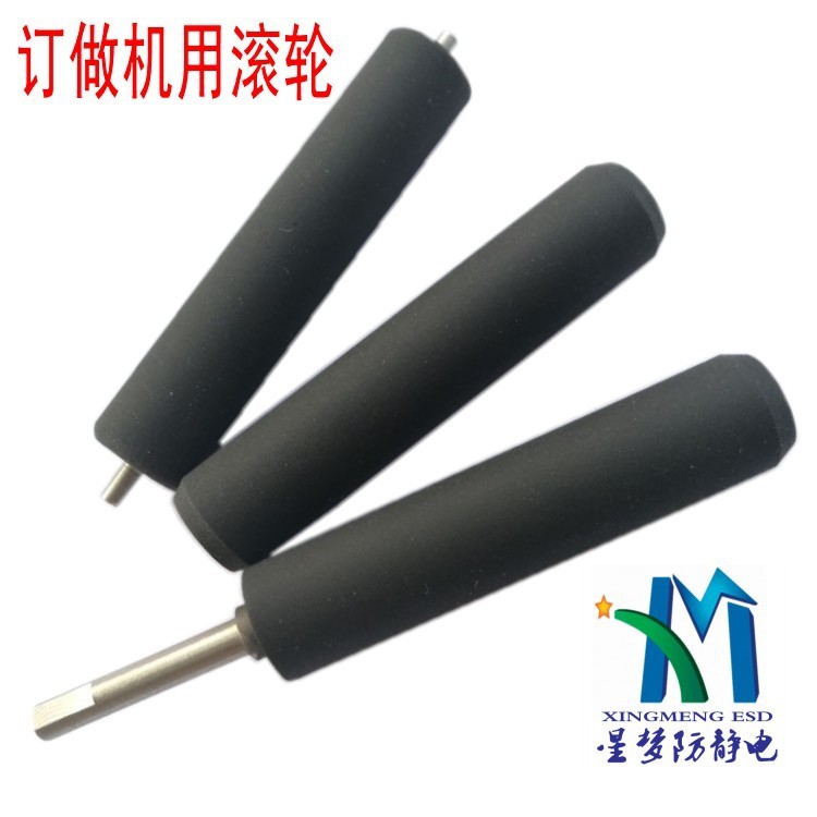 訂做硅滾輪 機用粘塵滾 機用除塵膠輥生產廠家