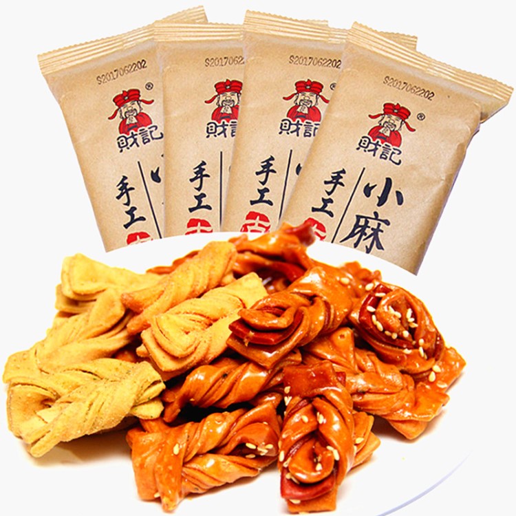 財(cái)記十里古街手工小麻花北京特產(chǎn)紅糖蜜麻花網(wǎng)紅年貨零食糕點(diǎn)批發(fā)