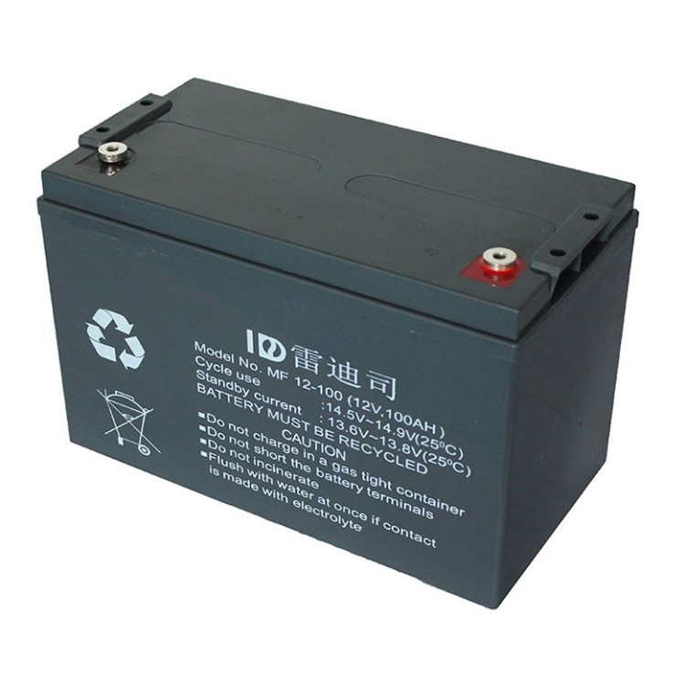 雷迪司蓄電池MF12-10012V100AHEPS/UPS專用鉛酸免維護電瓶電源