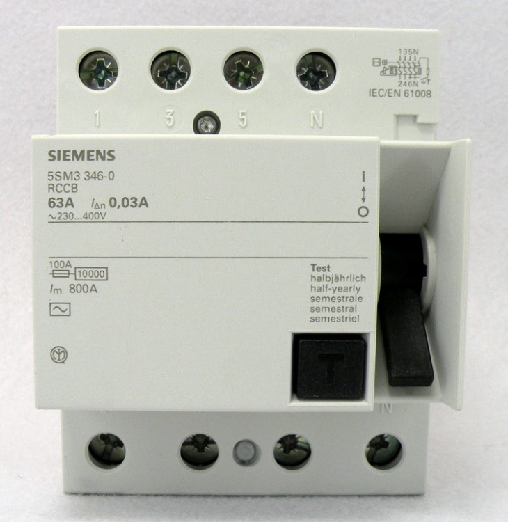 原裝德國西門子 SIEMENS 電磁式 漏電斷路器 5SM3346-0