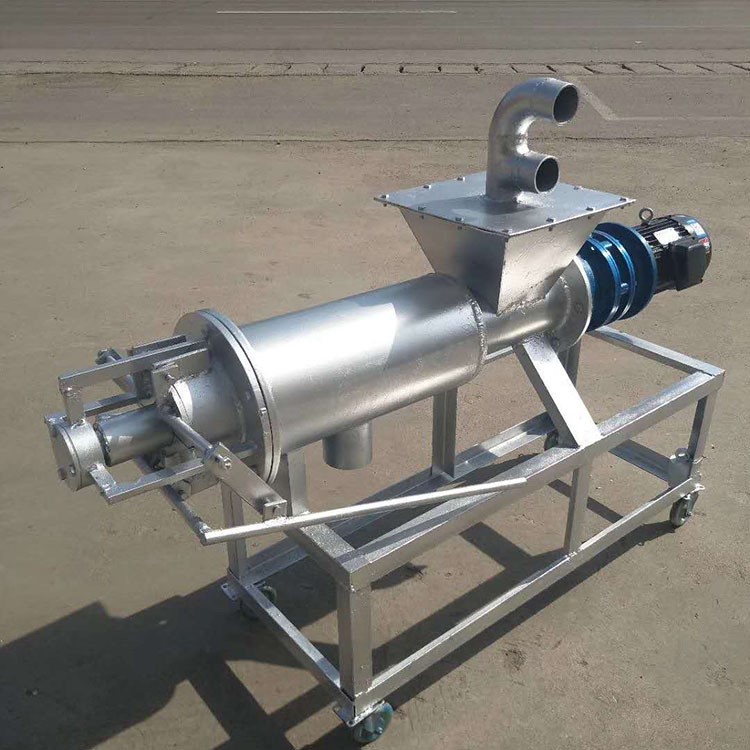 動(dòng)物糞便脫水機(jī) 酒糟藥渣淀粉渣醬渣固液分離機(jī) 糞便擠干機(jī)