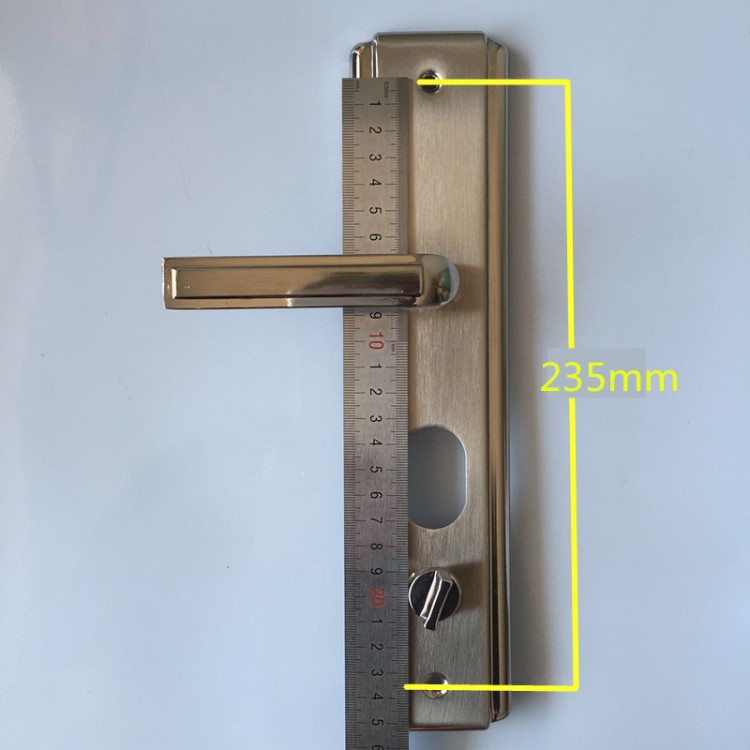 防盜門鎖拉手 大門鎖執(zhí)手把手 鋁合金把手 對(duì)開門白金拉手通用型